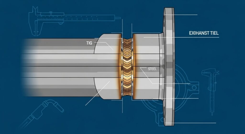 The Complete Guide to Welding Exhaust Flanges 1 Welding Exhaust Flanges